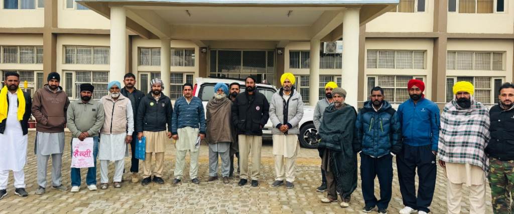 Indian Farmers Union Ekta Ugrahan Haryana officials met with the ASP in Ratia regarding incidents of cable theft